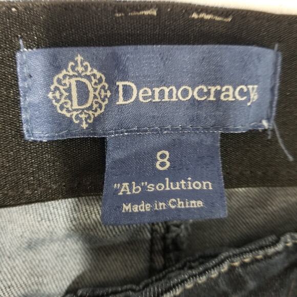 Democracy Jeans Womens 8 Blue Skinny Ab Solution Stretch Dark Indigo B1176KAN - Picture 5 of 12